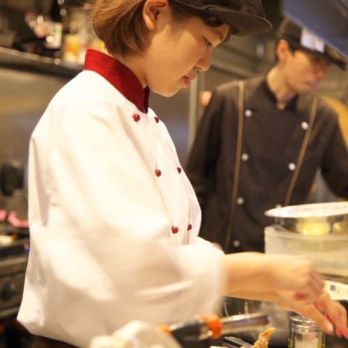 Each dish is carefully prepared after receiving your order.