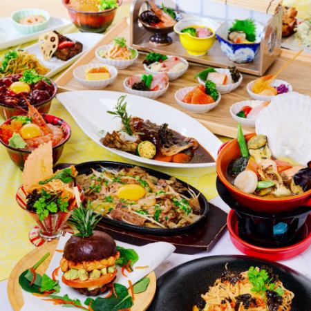 【5つ星ホテルシェフ監修！】サーモン海老【上】づくし100分食べ放題！3980円