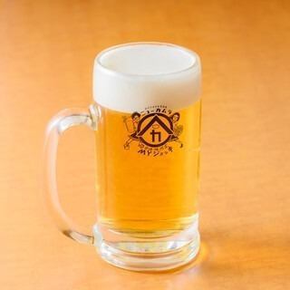 90分鐘暢飲:1290日圓(含稅)*提供啤酒