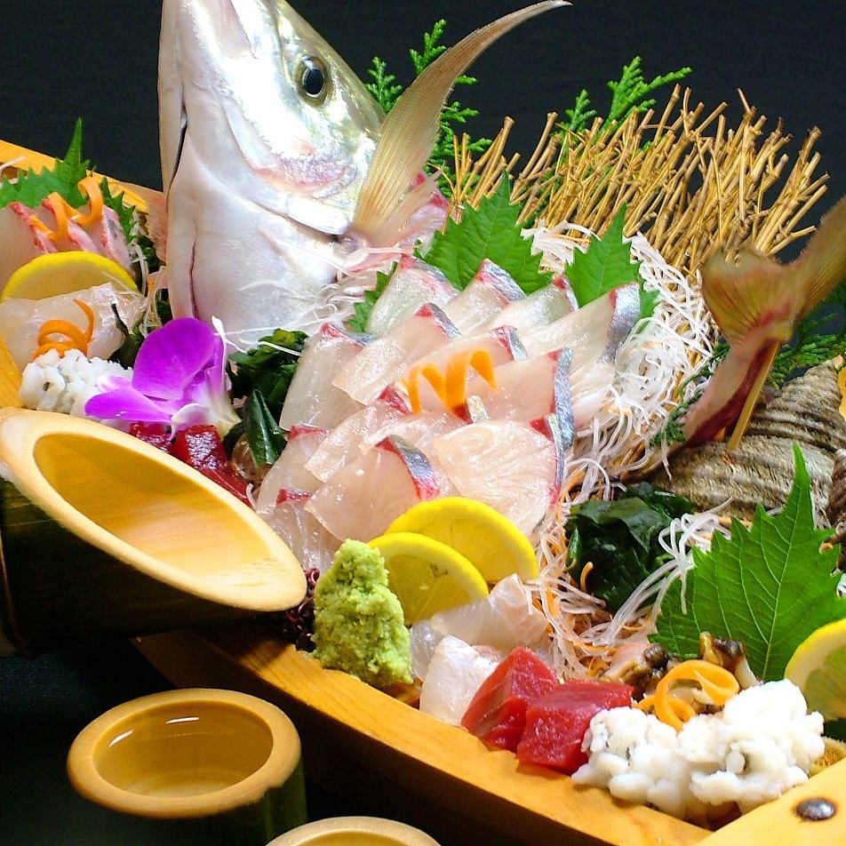松山老字號的老店搬遷翻新了！請盡情享受精心製作的鮮魚、炭烤和瀨戶內料理的季節吧。