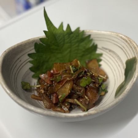 カンパチのなめろう