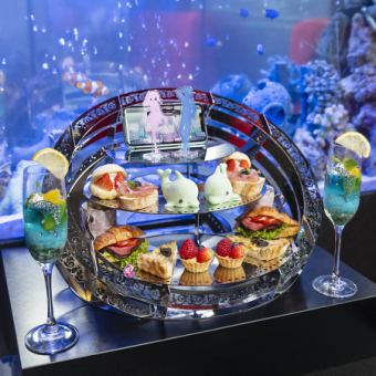 【推し活アフヌン】推しが輝くマリンステージアフタヌーンティー!乾杯スパ&選べる紅茶(平日限定)