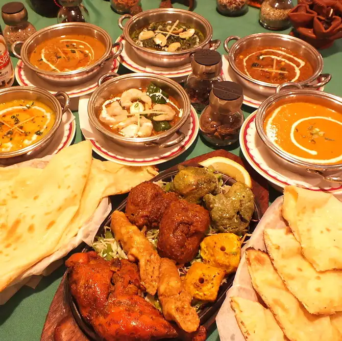 ナマスカデラックスコース】インド料理をいろいろ楽しみたい方に