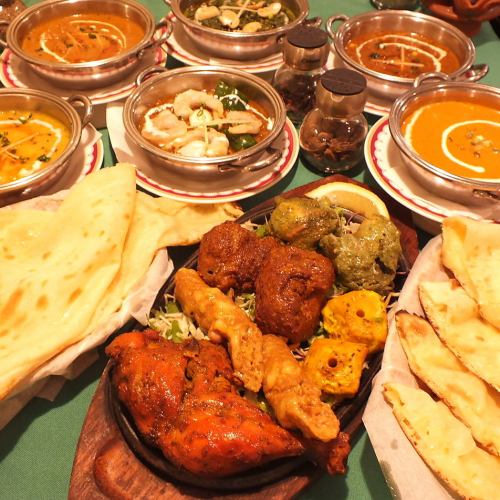 Not just curry! A variety of Indian à la carte menus