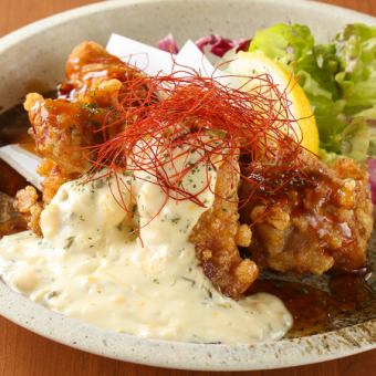 Chicken nanban with plenty of tartar