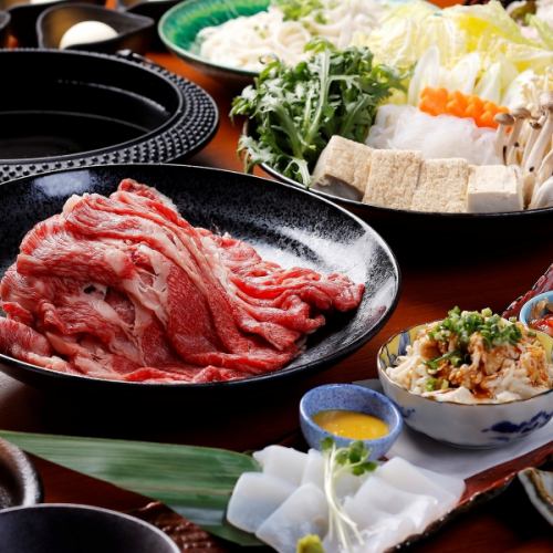 ◇ Luxury sukiyaki using domestic beef ◇ Gunma Prefecture × Best ingredients