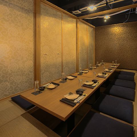 10名以上も個室でご案内☆