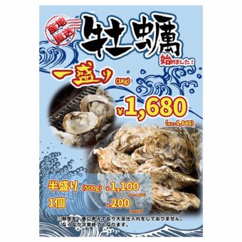 牡蠣小屋ななちゃん《冬季限定・漁師直送》豊前一粒牡蠣3Kg 『5,040円(税込み5,544円)』
