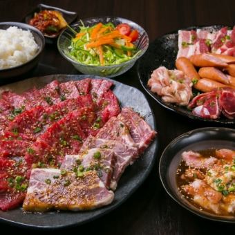 ≪お肉約700g!お集まりにどうぞ≫ 銀盛り(約3人前)『7,980円(税込み8,778円)』