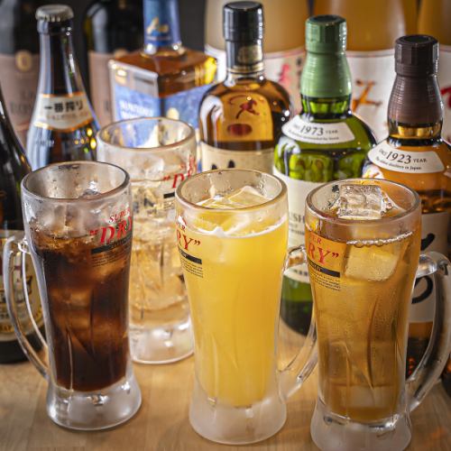 旨い料理に旨い一杯