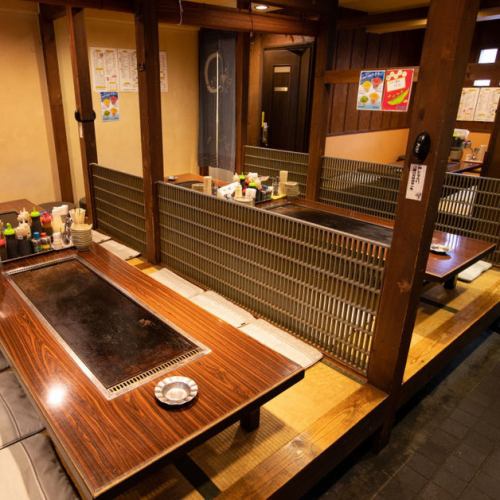 ゆったり座れるお座敷席◎