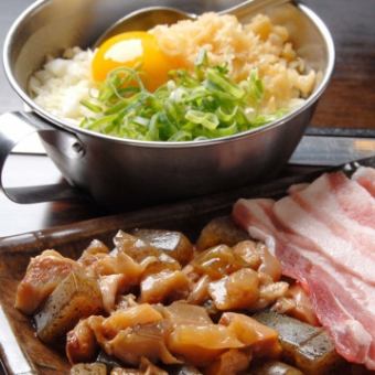 すじ豚お好み焼