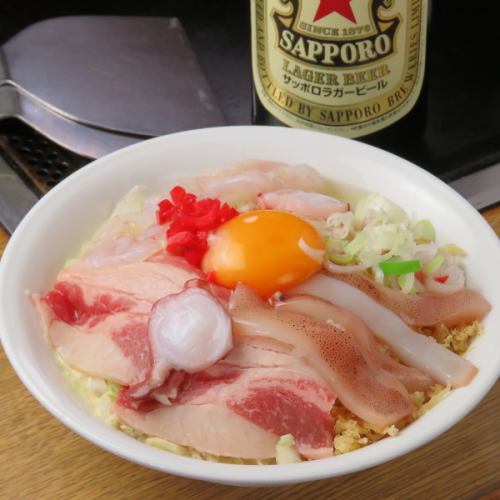 具材がたっぷりのメニュー