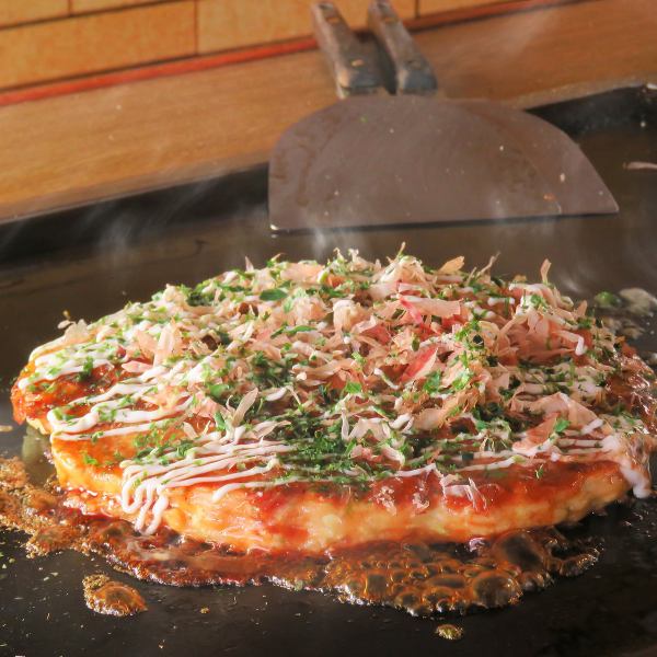 ふわっとした生地が絶品！お好み焼きスペシャル