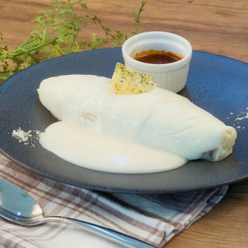 [Pure white omelet rice] using “white eggs”