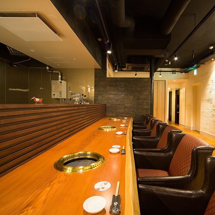 A modern Japanese private room, a special time on the main floor based on bamboo.