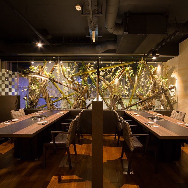 Recommended for special occasions such as business entertainment or anniversaries. A Japanese-themed space.