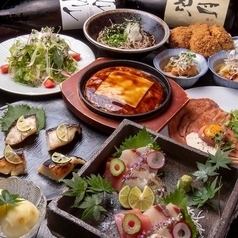 Full of volume! 4,000 yen course with 10 dishes and all-you-can-drink for 90 minutes