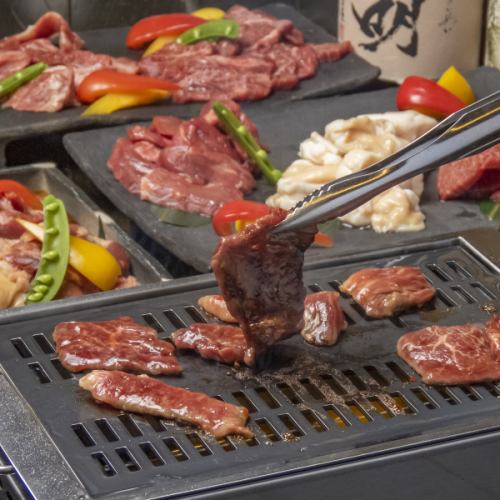 Popular izakaya where you can eat Yakiniku