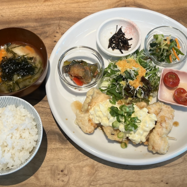 Tartar chicken nanban set meal