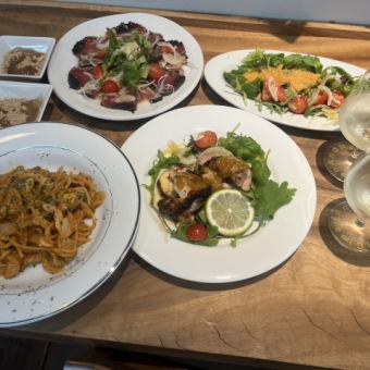 [Dinner] Natural Shimakara Course 3,300 yen (tax included)