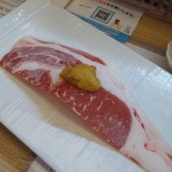 和牛うにく炙り寿司