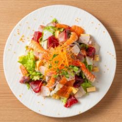 寿司屋の海鮮サラダ