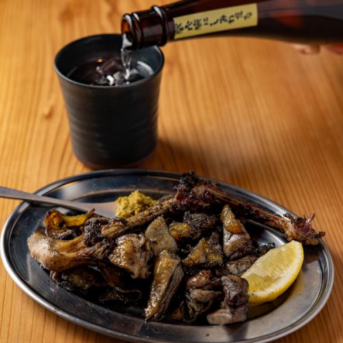 香ばしさ抜群！食べたら止まらない宮崎地鶏のたたき