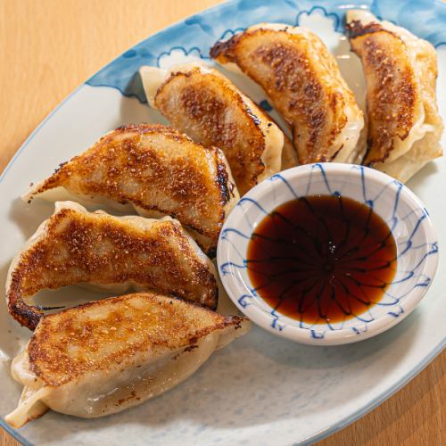 homemade grilled gyoza