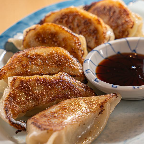 homemade grilled gyoza