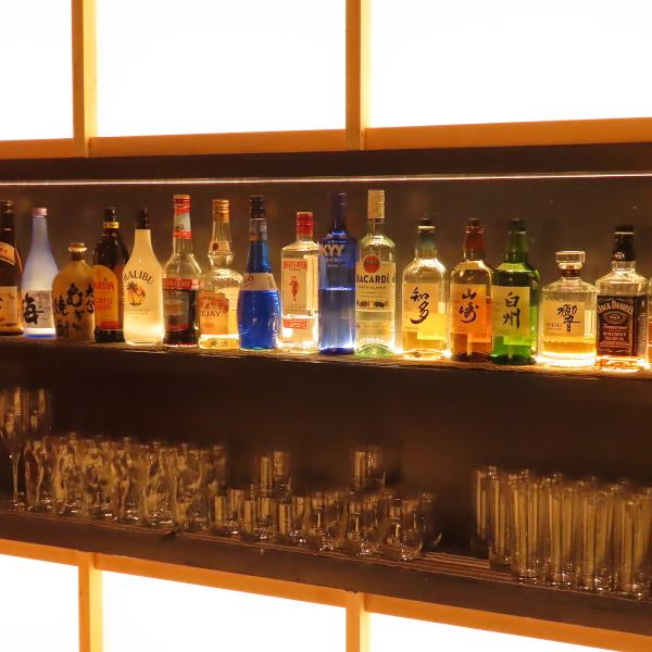 From the counter inside the store, you can see all the drinks lined up all at once, and spend time to your heart's content while searching for recommended drinks with the staff.We accept private reservations for up to 30 people! Please feel free to contact us by phone or request reservation ☆