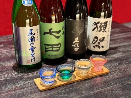 日本酒飲み比べセット！