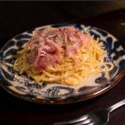 Carbonara with Prosciutto and Browned Butter