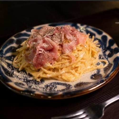 Carbonara with Prosciutto and Browned Butter