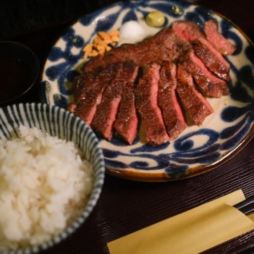 Wagyu steak set meal