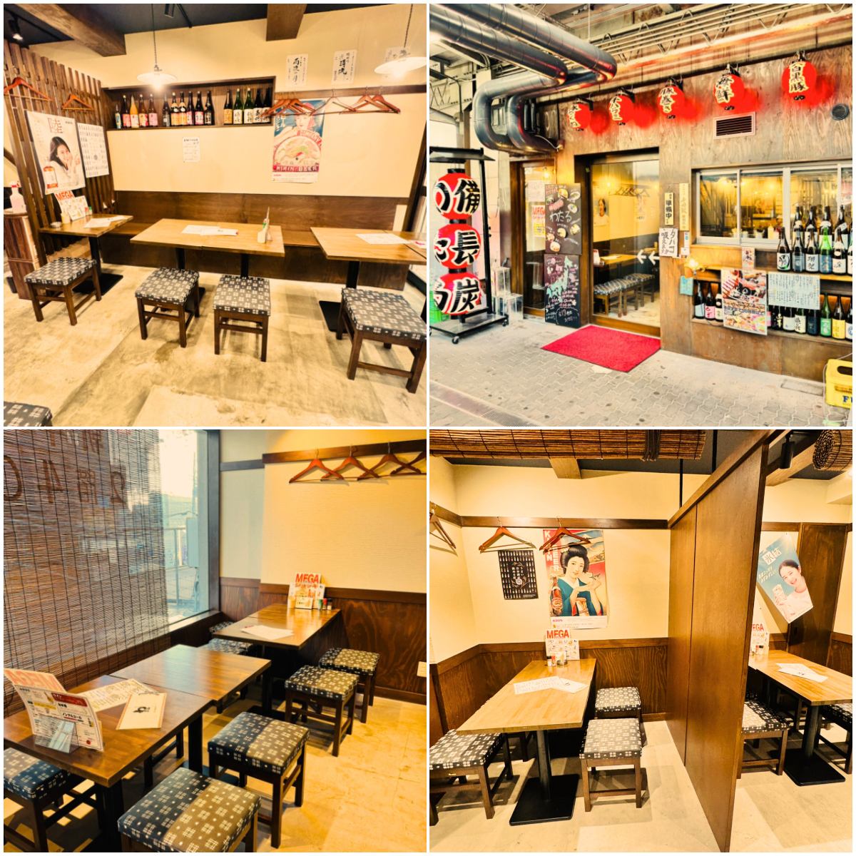 ゆったり個室テーブルもご用意★2Fは最大40名様迄使える広々空間