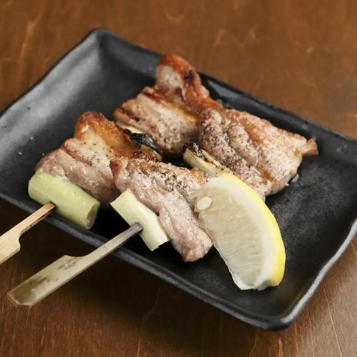 六白黒豚塩焼き