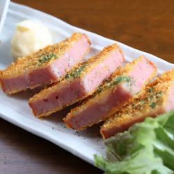 お肉屋さんのハムカツ