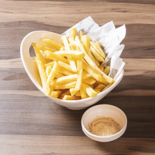 French fries butter soy sauce