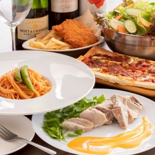 コンロを使わないコース飲み放120分付き