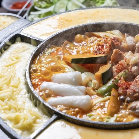 まったりくつろげるソファ－席でトロトロチーズを堪能。