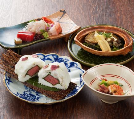 3月4月　四季懐石 　   お一人様　16,000円　