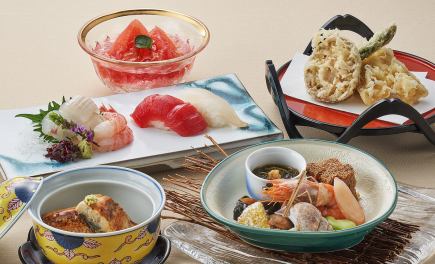 五月时令怀石料理套餐：每人6,600日元