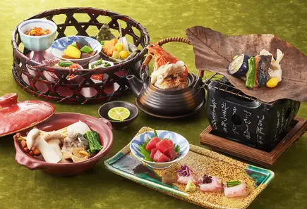 9・10月 秋グルメディナー　みやび懐石　　お一人様 12,000円相当→￥9,000円
