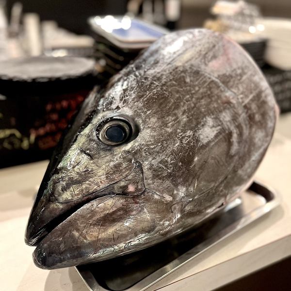 マグロ頭肉三種盛り