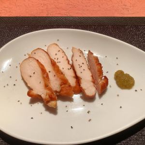 自家製ささみの燻製
