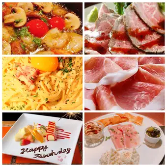 金土曜［3時間飲み放題付］スペイン産生ハム＆エビアヒージョ☆記念日コース＜全11品＞