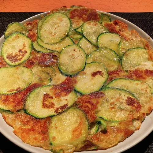 ズッキーニのチーズガレット