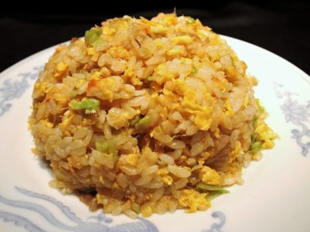 Crab and lettuce fried rice in olive oil (dinner only)