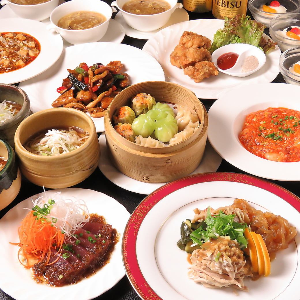在寬敞的空間中品嚐正宗的奢華中國菜★也可用於大型宴會◎